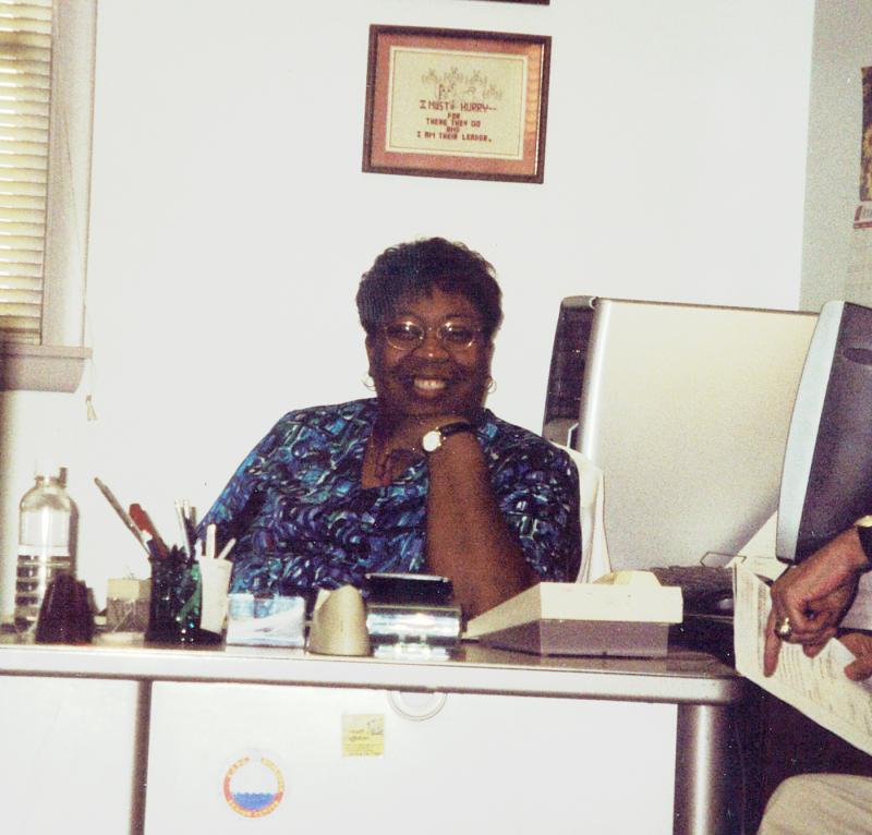 Before becoming the chaos coordinator, Linda Bonville kept things calm with her smile in 2003. SUBMITTED PHOTO